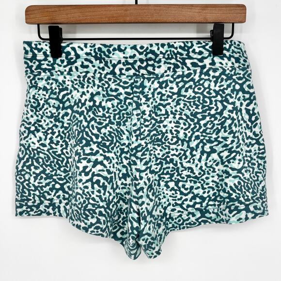 Athleta Blue Leopard Balance 4" Shortie Size S - Picture 5 of 6